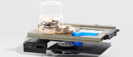 Internal drive assembly of the Hawk-Matic HK-6